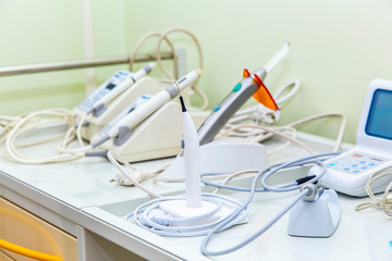 Medical devices and tools in the dentist's office