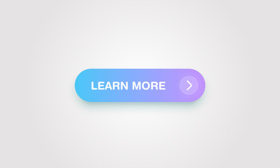Colorful shiny and clean button for websites and online usage, vector illustration