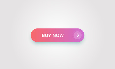 Colorful shiny and clean button for websites and online usage, vector illustration