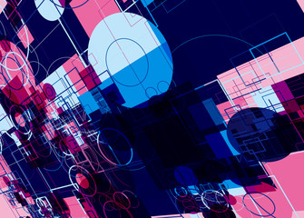 背景　模様　図形　カラフル