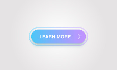 Colorful shiny and clean button for websites and online usage, vector illustration