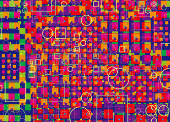 背景　デジタル　模様