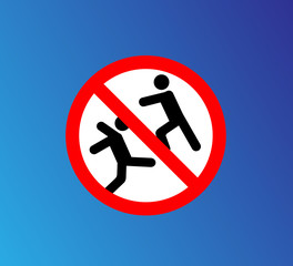 prohibited sign icon