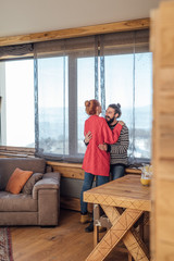 Fototapeta premium Couple in Love Hugging