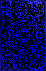 Floral ornament background