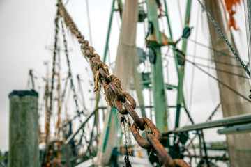 rigging of a sailing ship