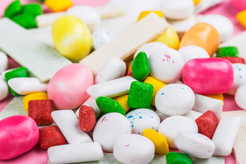 Assortment of bubble gum