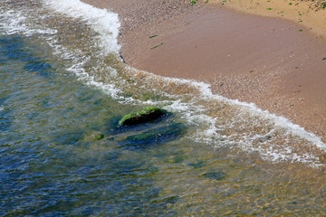 waves on the beach