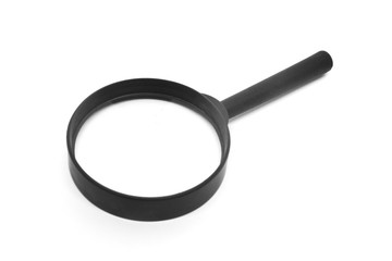 magnifying glass isolated on white