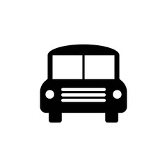 Simple bus icon - vector