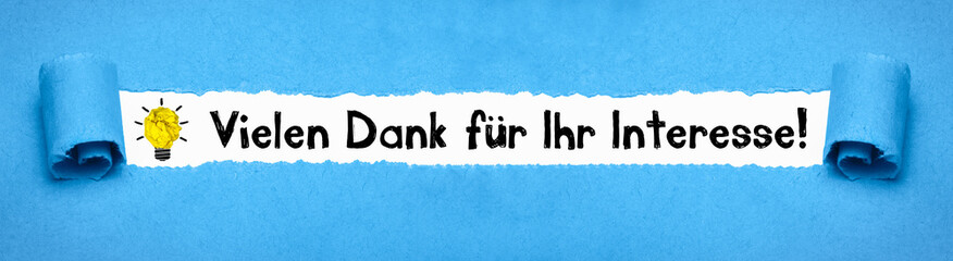 Vielen Dank für Ihr Interesse!