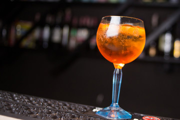 Alcoholic orange cocktail
