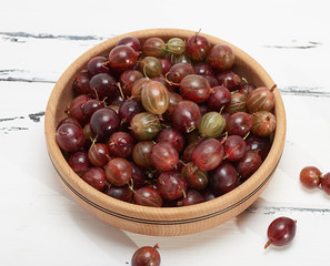 ripe red gooseberry