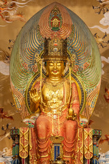 Fototapeta na wymiar Buddha Tooth Statue 