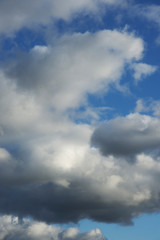 blue sky with clouds