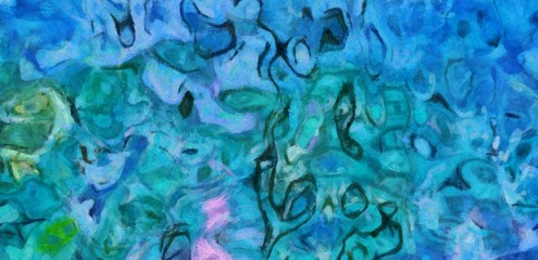 Naklejka premium Impression abstract texture art. Artistic bright close up background. Stock. Oil painting artwork. Modern style graphic wallpaper. Macro strokes of paint. Grunge scratched pattern for design work.