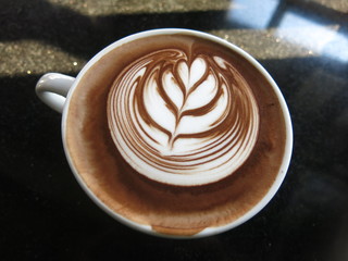 close up late coffee