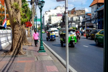 バンコク　歩道