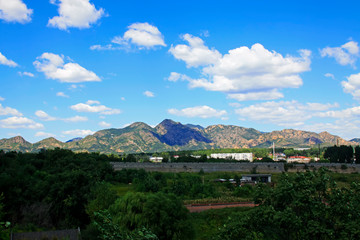 mountains natural scenery