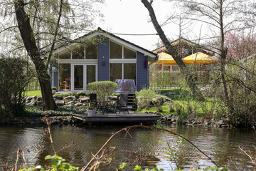 Obraz premium holiday home at the lake