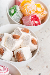 Turkish delight close up