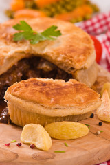Steak pie.