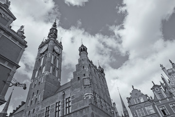 City hall in the old town of Gdansk