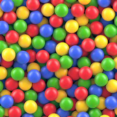 Fototapeta na wymiar Dry children's pool with colorful plastic balls vector background