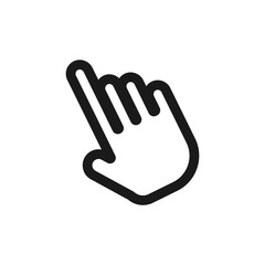 Fototapeta premium Icon of Mouse Cursor, Mouse Pointer, Mouse Arrow. Editable vector stroke