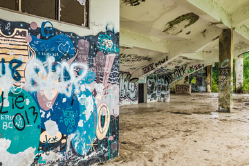 abandoned theme park