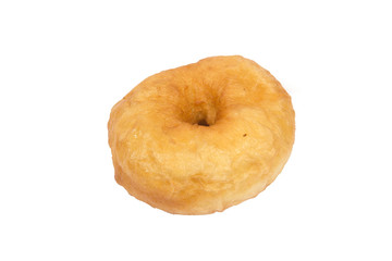 Donut on white background