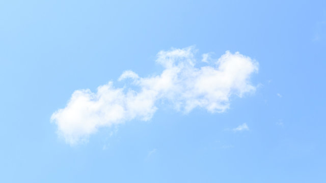 Cloud and blue sky background. © nayoka