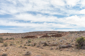 Fototapeta na wymiar Ruin of a livestock enclosure near Middelpos