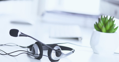 Communication support, call center and customer service help de