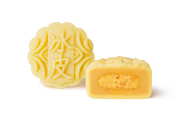 Lemon flavored handmade crystal iced cake