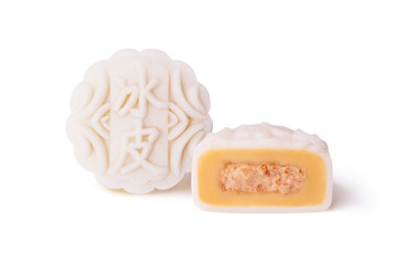 Sea salt flavored handmade crystal iced cake