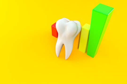 Tooth with chart