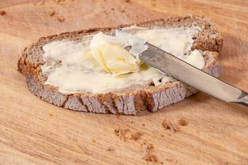 Scheibe Butterbrot