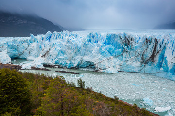 Fototapeta na wymiar The Perito Moreno Glacier is a glacier located in the Los Glaciares National Park in Santa Cruz Province, Argentina. Its one of the most important tourist attractions in the Argentinian Patagonia