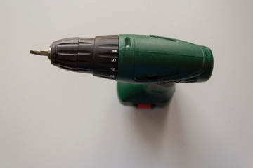 Electric screwdriver at work