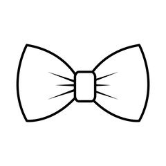 Naklejka premium cute bowntie isolated icon