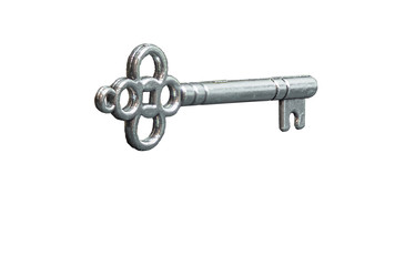 Cutouts of a special key with a beautiful motive