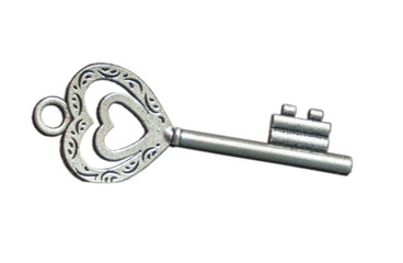Cutouts of a special key with a beautiful motive