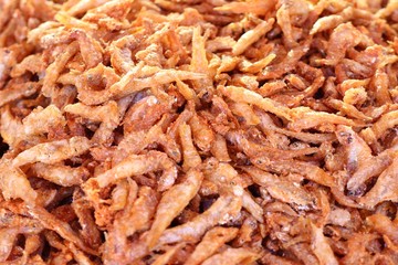 Fried fish at street food