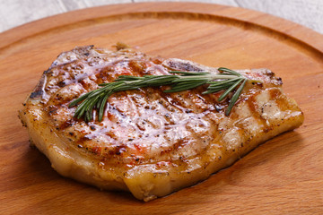 Pork loin with rosemary