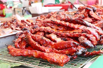 pork roast on street food