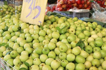 Green jujube on street food
