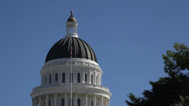 Sacramento State Capitol Building, California, USA, close up