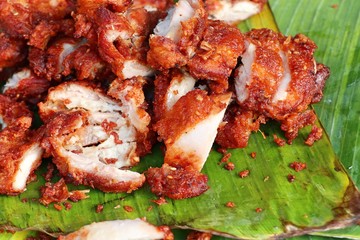 Fried chicken at street food