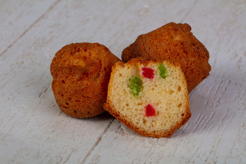 Sweet baked muffins